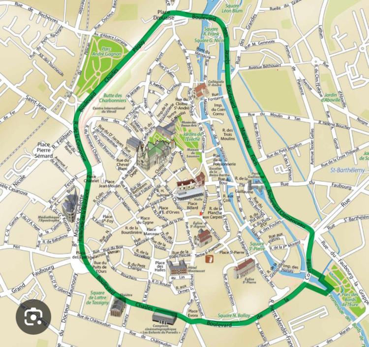 L Ecuyer Appartement Au Coeur Du Quartier Historique Chartres Kültér fotó